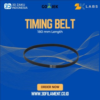 ZKLabs Closed Loop Timing Belt GT2 6mm Wide 180 mm Long